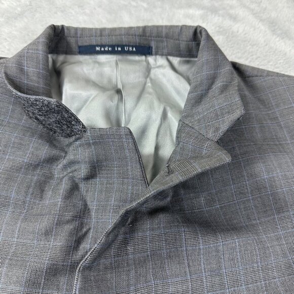 Burberry Grey Blazer 100% Wool Men’s Size 46 - Picture 6 of 15